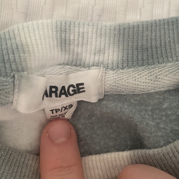 Teel/tourquoise garage crewneck - Picture 4 of 4